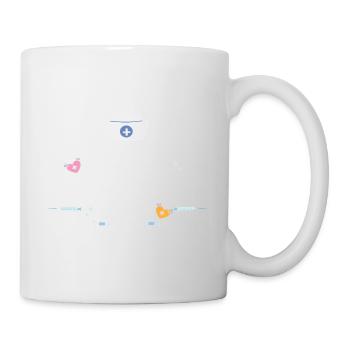 Eat Sleep Clinicals Panic Funny Nurse Medical - Mug - white - Right
