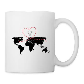 Vol en montgolfière Sky I Gift - Mug blanc - blanc - Droite
