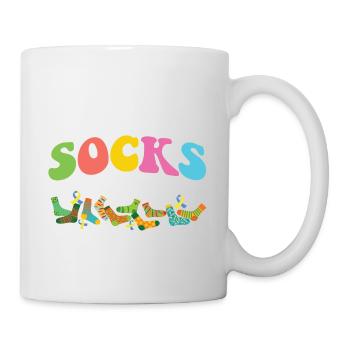 Rock Your Socks Down Syndrome Awareness Trisomy 21 - Tasse - Weiß - Rechts