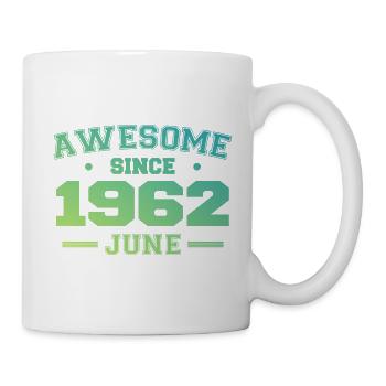June 1962 Birthday Year 1962 June Gift 1962 - Mug - white - Right