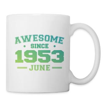 June 1953 Birthday Year 1953 June Gift 1953 - Mug - white - Right