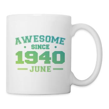 Juin 1940 Anniversaire Année 1940 Juin Cadeau 1940 - Mug blanc - blanc - Droite