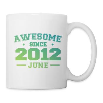 June 2012 Birthday Year 2012 June Gift 2012 - Mug - white - Right
