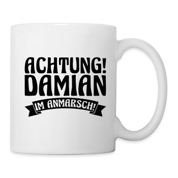 Prénom Damian - Mug blanc - blanc - Droite