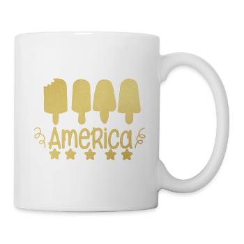 American 4th of July - Mug - white - Right