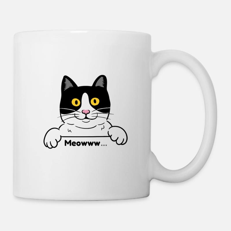 Meow cat - Mug - white