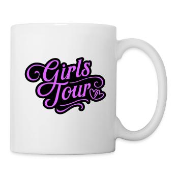 Girls Tour Heart Saying - Mug - white - Right