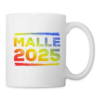 Malle 2025 Bunt - Tasse - Weiß - Rechts