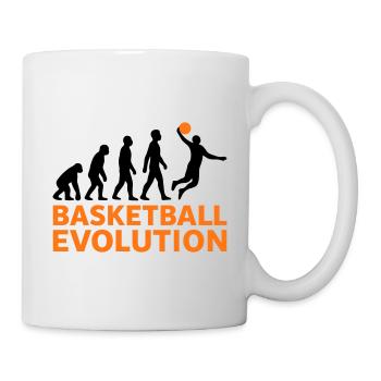 Basketball Evolution Dunk Gift Sports - Mug - white - Right