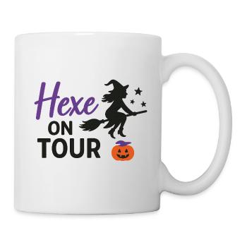 Sorcière en tournée Halloween Design - Mug blanc - blanc - Droite