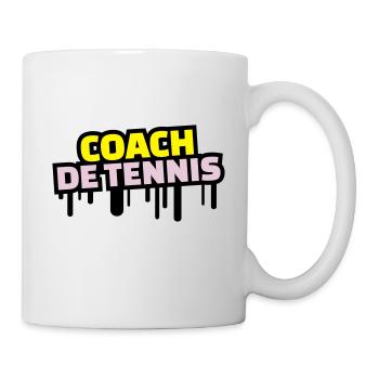 coach de tennis - Mug blanc - blanc - Droite