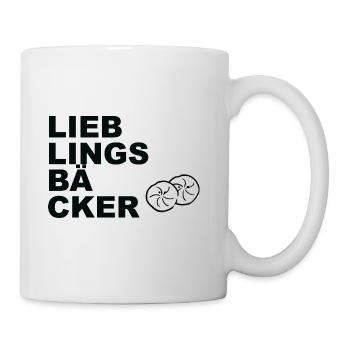 Lieblingsbäcker Brötchen - Tasse - Weiß - Rechts