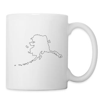 ALASKA heart - Mug - white - Right