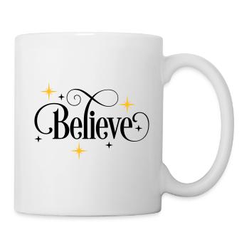 Glauben - Tasse - Weiß - Rechts
