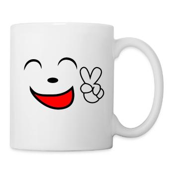 Funny face - Mug - white - Right