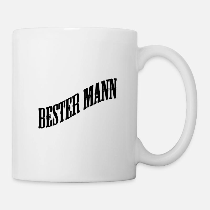 Bester Mann - Tasse - Weiß