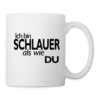 Funny saying I'm smarter than you - Mug - white - Right