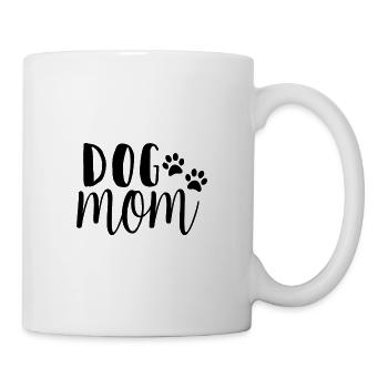 Dog Mom - Tasse - Weiß - Rechts