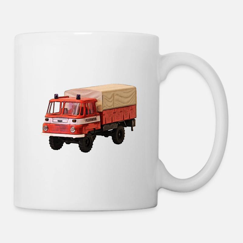Robur Feuerwehr - Tasse - Weiß