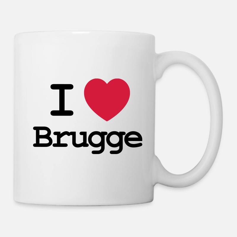 J'aime Bruges - Mug blanc - blanc