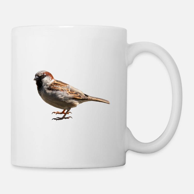 Spatz - Tasse - Weiß