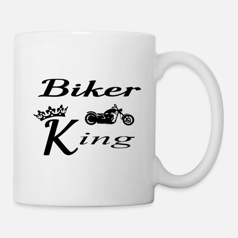 Motorrad - Tasse - Weiß