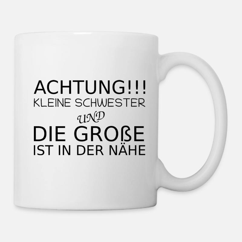 Kleine Schwester - Tasse - Weiß