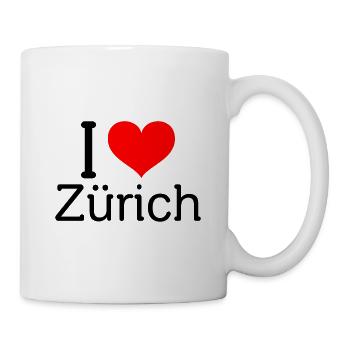 J'adore Zurich - Mug blanc - blanc - Droite