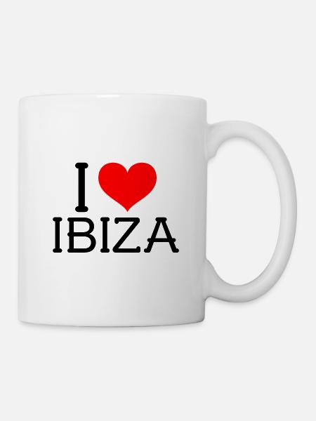 IBIZA J'AIME IBIZA - Mug blanc - blanc