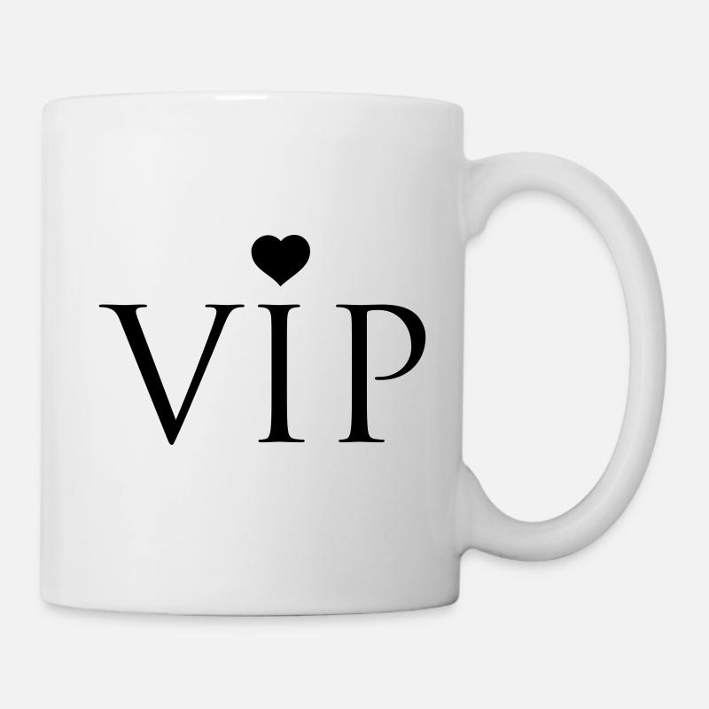 Coeur VIP - Mug blanc - blanc