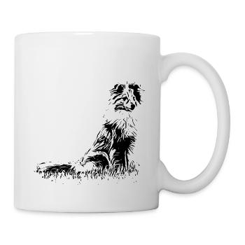 Sheltie Hunde - Tasse - Weiß - Rechts
