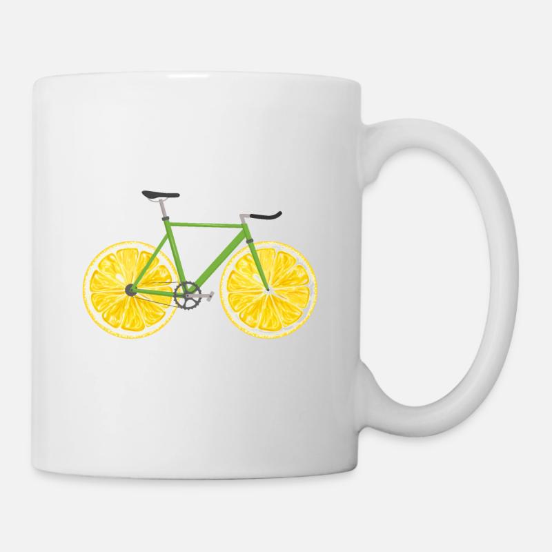 LEMON BIKE LEMON BICYCLE - Mug - white