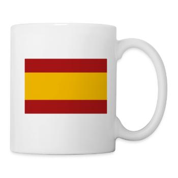 SPANISCHE FLAGGE - Tasse - Weiß - Rechts