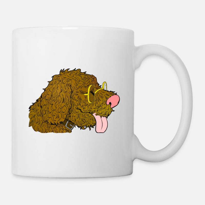Lagotto Romagnolo chien wuschel - Mug blanc - blanc