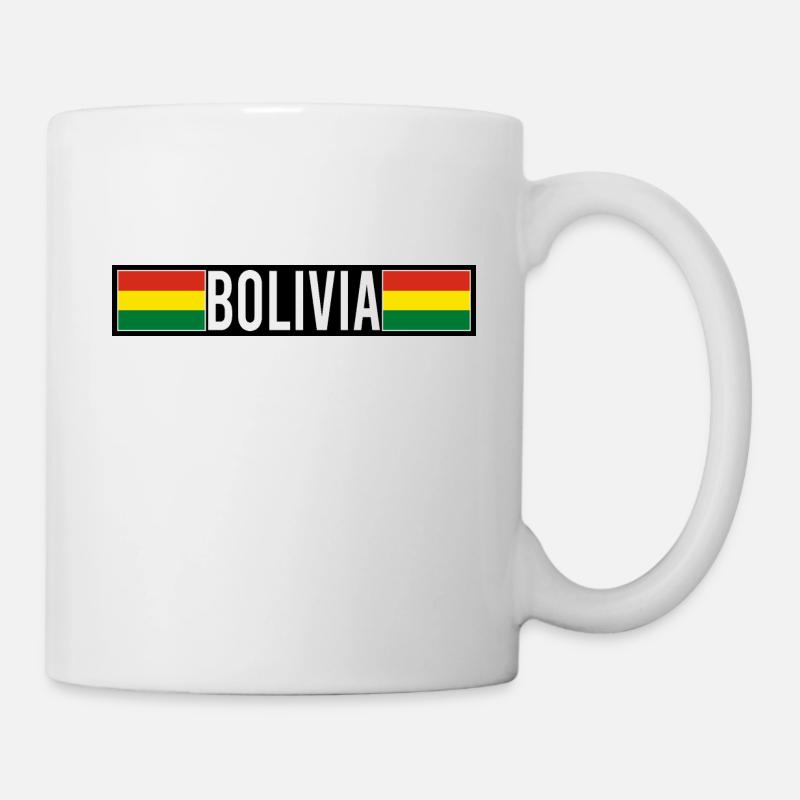 Drapeau bolivien - Mug blanc - blanc