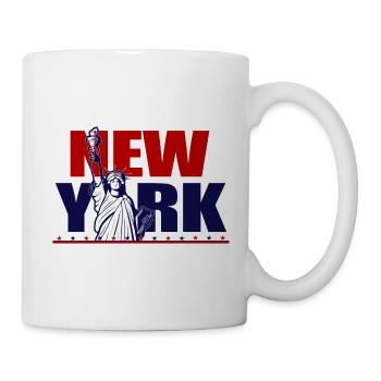 NEW YORK Liberty - Tasse - Weiß - Rechts
