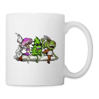Unkraut-Raketenabenteuer - Tasse - Weiß - Rechts