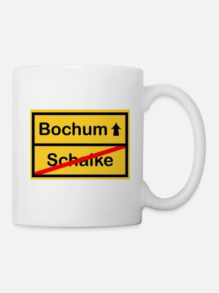 Bochum Schild - Tasse - Weiß