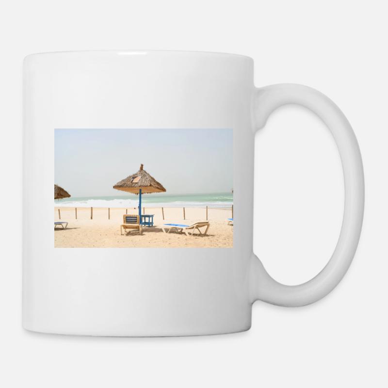 Plage - Mug blanc - blanc