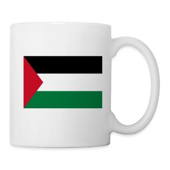 Palestine flag - drapeau palestinien - Mug blanc - blanc - Droite