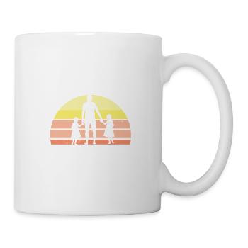 Daddy Of Two Daughters Best Girl Dad - Mug - white - Right