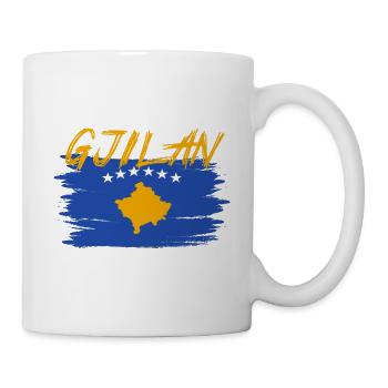 Gjilan 06 Kosovo Albanien Design Geschenk - Tasse - Weiß - Rechts