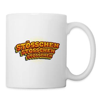 René Pascal - Stösschen Stösschen Stösschen - Tasse - Weiß - Rechts