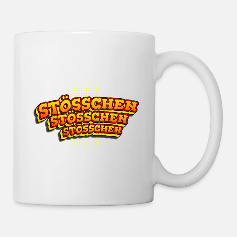 René Pascal - Stösschen Stösschen Stösschen - Tasse - Weiß