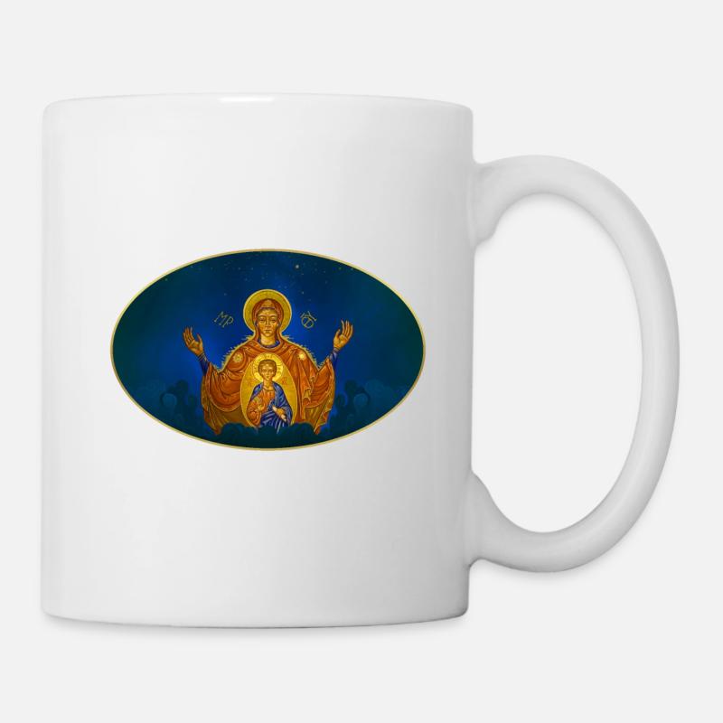 ICONOGRAPHIE ORTHODOXE - Mug blanc - blanc