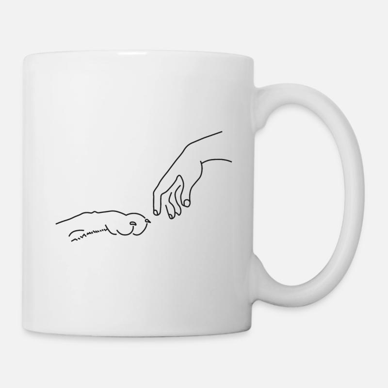 Patte de chien - Mug blanc - blanc