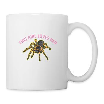 Aime Tarantula Arachnophiles. Cadeau - Mug blanc - blanc - Droite