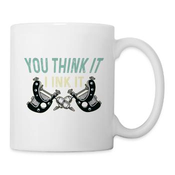I ink it artist or creator poison - Mug - white - Right