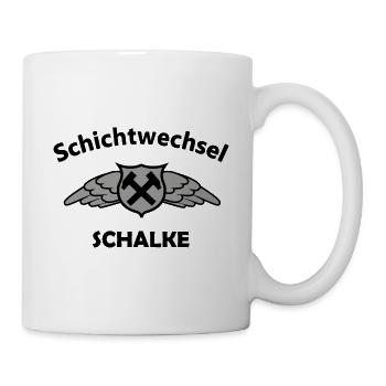 Schalke Schichtwechsel - Tasse - Weiß - Rechts