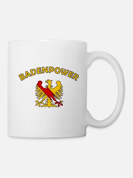 Die Badenpower - Tasse - Weiß